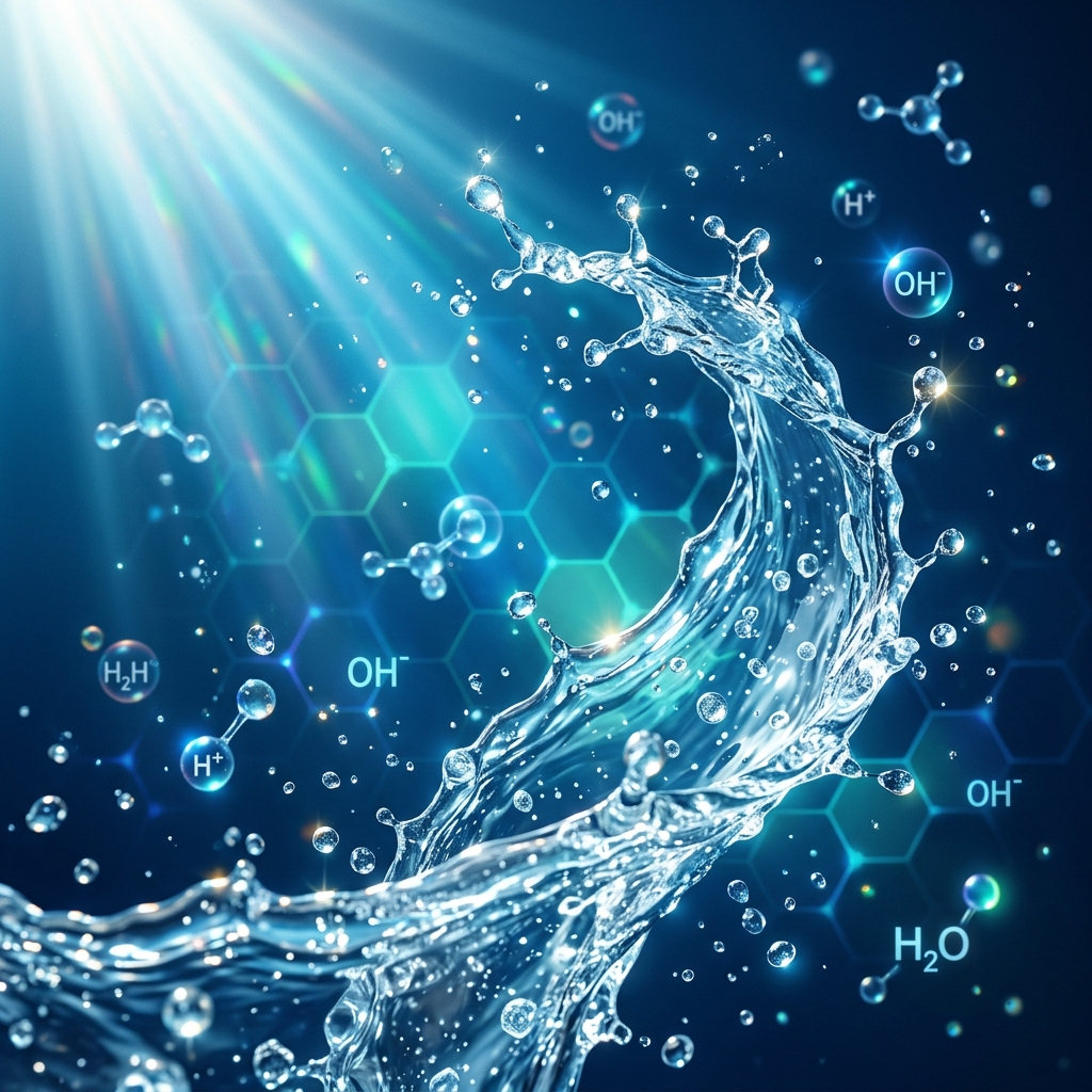 Agua pura con propiedades beneficiosas para la piel